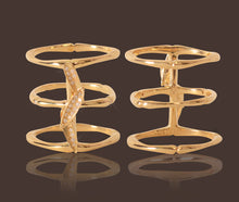 Bamboo Leaves Midi Ring 18K Gold